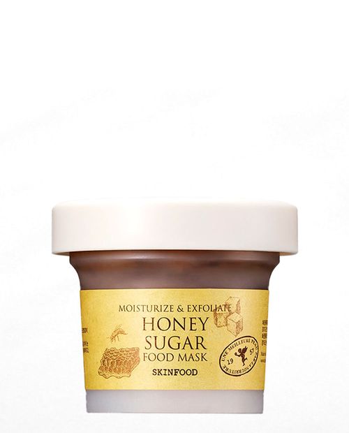 Mascarilla alimenticia de miel y azúcar