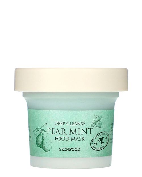 Mascarilla alimenticia de menta y pera