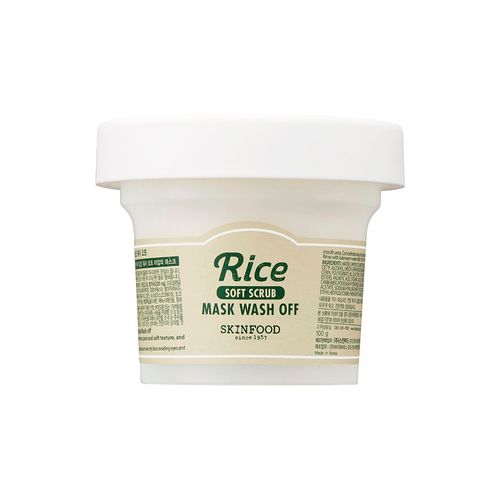 Lavar la mascarilla de arroz