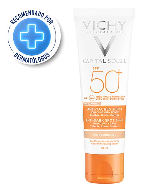 Ideal Soleil 3en1 SPF50 Anti Dark