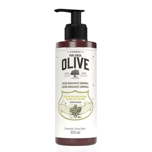 Olive oil and flower body lotion