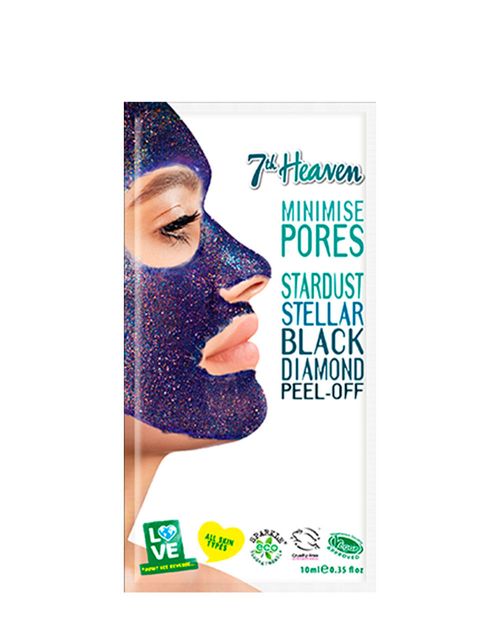 Face Mask Minimise Pores Stardust Stellar Black Diamond Peel-off