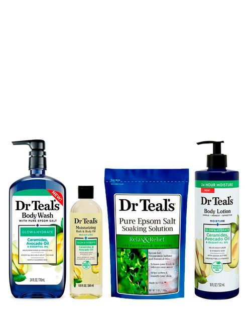 Set corporal de baño Dr. Teal's Regimen Avocado & Ceramidas