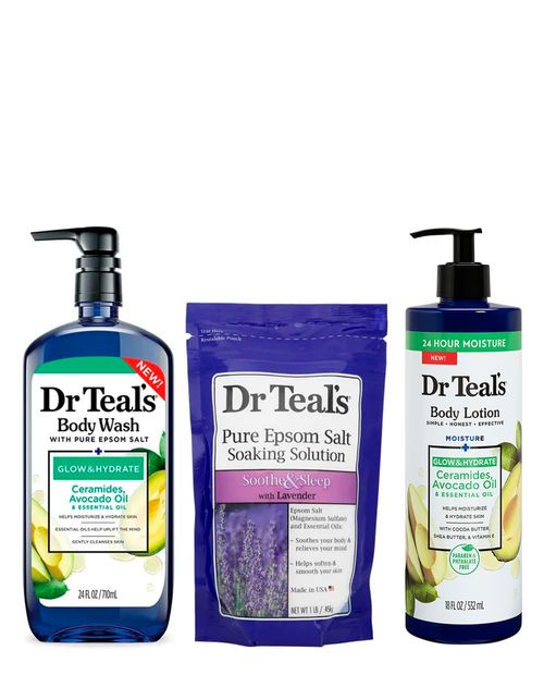 Set corporal de baño Dr. Teal's Avocado & Ceramidas