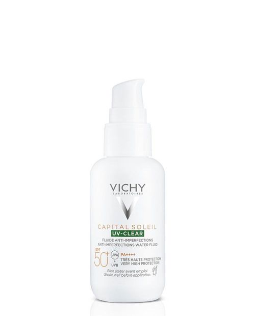 VICHY Capital Soleil UV Clear Fluido Anti-imperfecciones SPF50