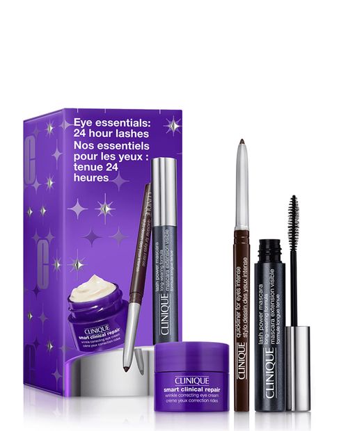 Clinique Set Maquillaje Ojos Eye Essential: 24 Hour Lashes Lash Power Holiday