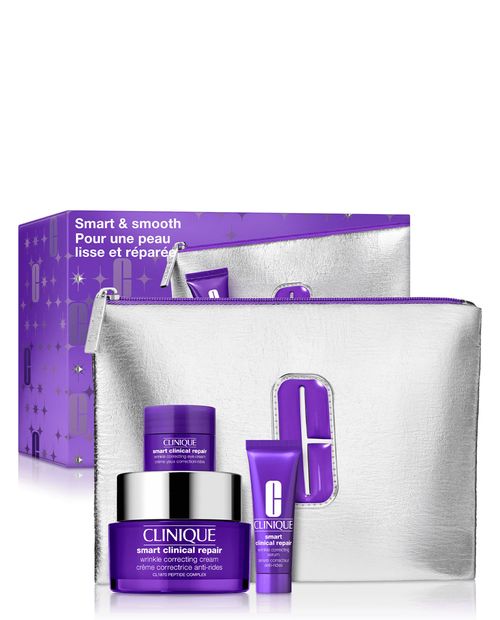 Clinique Set Tratamiento Antiedad Rostro Smart & Smooth Holiday