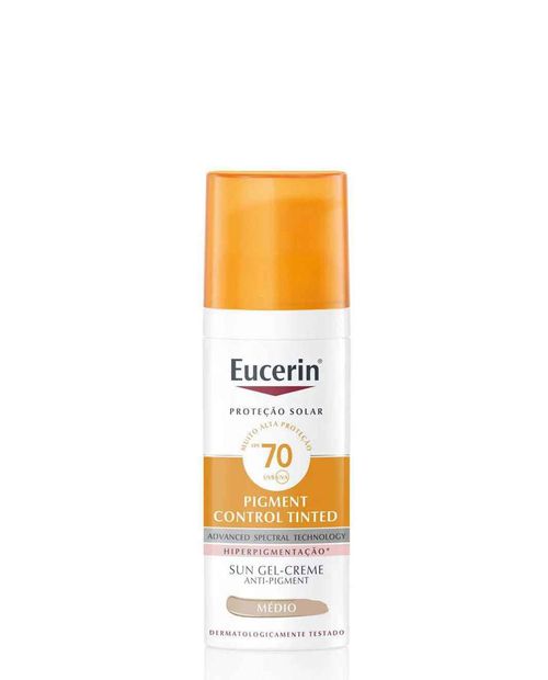 Eucerin Protetor Solar Facial Pigment Control Tinted FPS70 50ml