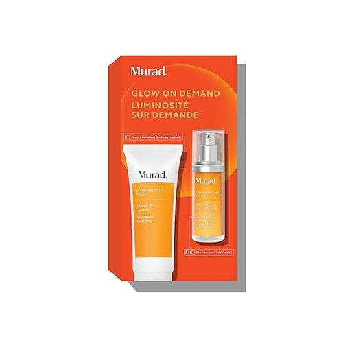 Set Glow on Demand Limpiador Essential-C y corrector de manchas oscuras