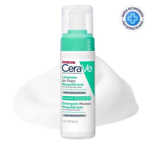 Limpiador Air Foam Reequilibrante CERAVE 148ml