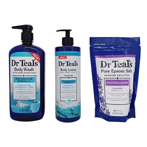 Set restorative minerals cream + gel + sal